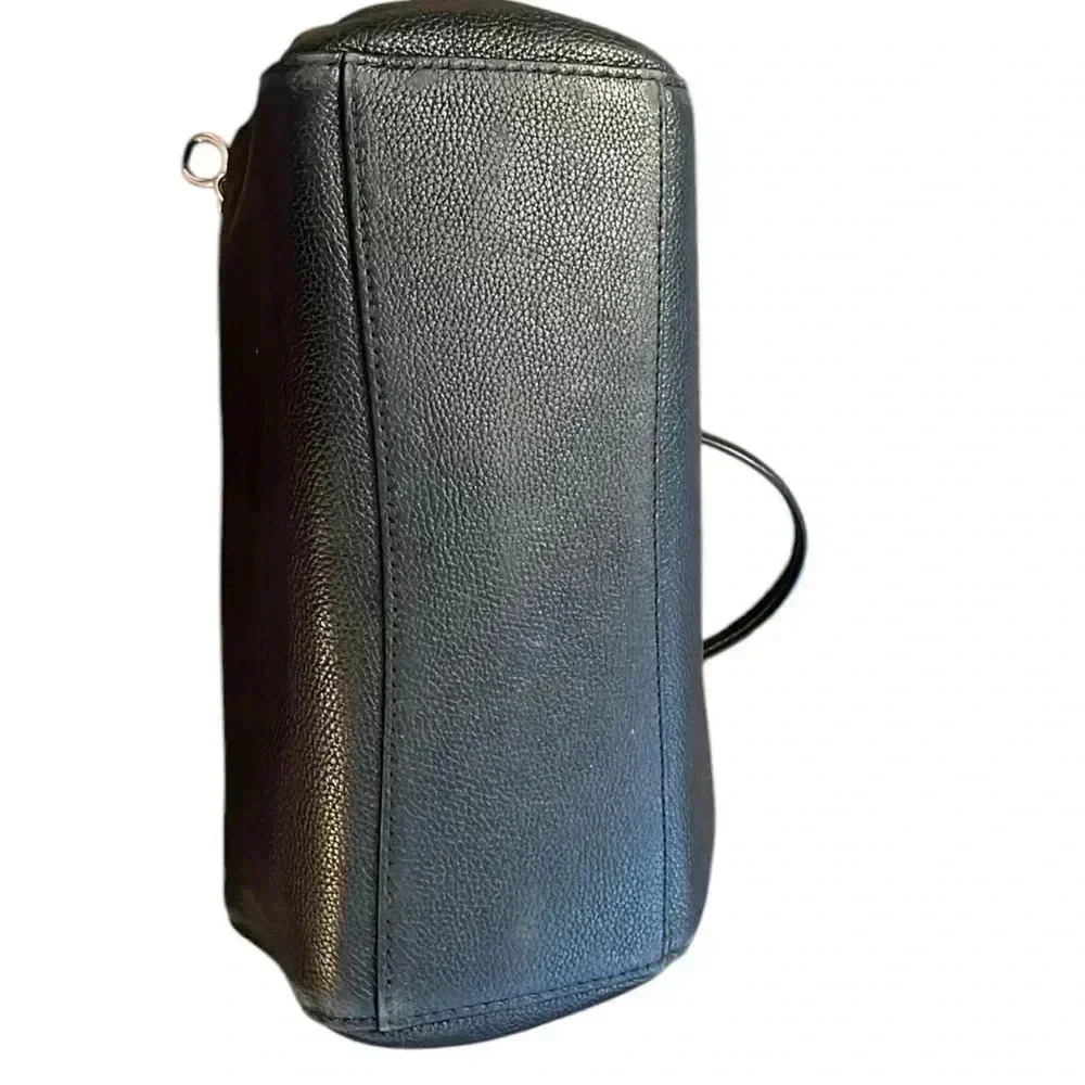 COACH 57107 Turnlock Chain Pebbled Leather Tote Shoulder Bag - Picture 5 of 7